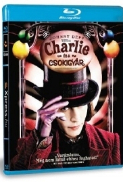 Charlie és a csokigyár (Blu-ray)  *Magyar kiadás - Antikvár-Kiváló állapotú* 
