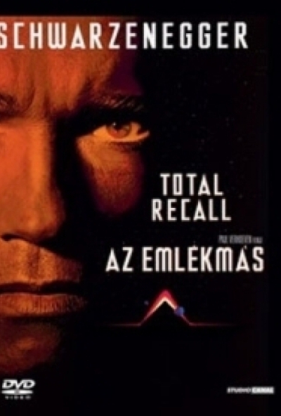 Total Recall - Az Emlékmás  (DVD) *Arnold Schwarzenegger*   *Antikvár - Kiváló állapotú*