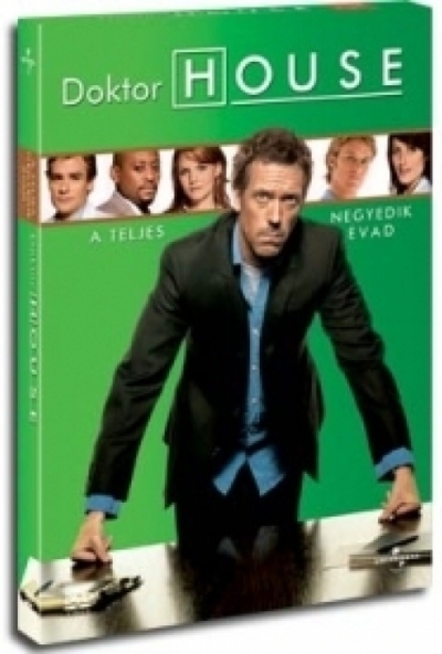 Doktor House 4. Évad (4 DVD) *Antikvár - Kiváló állapotú*