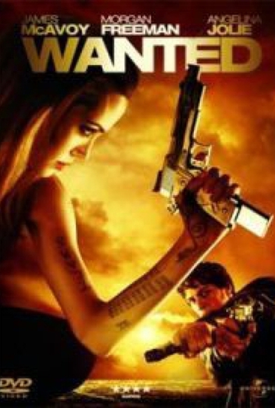 Wanted (DVD) *Morgan Freeman, Angelina Jolie - Antikvár - Kiváló állapotú*