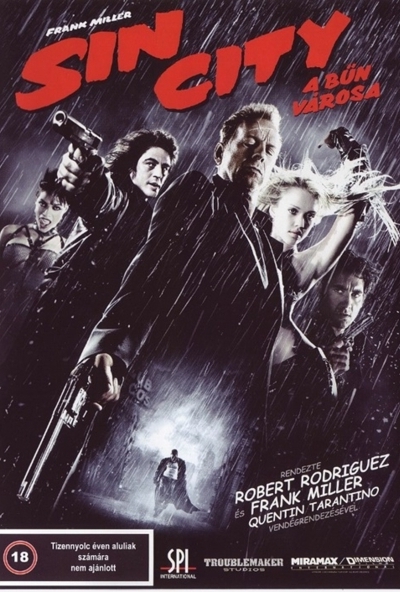 Sin City (DVD) *Robert Rodriguez - Bruce Willis*  *Bontatlan - Antikvár* 