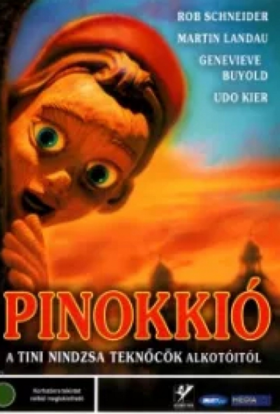 Pinokkio (DVD)  *Élőszereplős - 1996-os kiadás - Rob Schneider* *Antikvár - Kiváló állapotú*