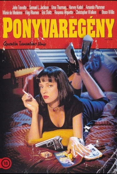 Ponyvaregény (DVD) *Quentin Tarantino filmje - John Travolta - Samuel L. Jackson - Uma Thurman - Antikvár - Kiváló állapotú*