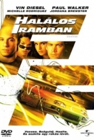 Halálos iramban 1. (DVD) *Szinkronizált - Paul Walker - Vin Diesel* *Antikvár - Kiváló állapotú*