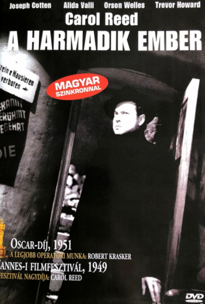 A harmadik ember (DVD)  *Orson Welles - Antikvár - Kiváló állapotú*