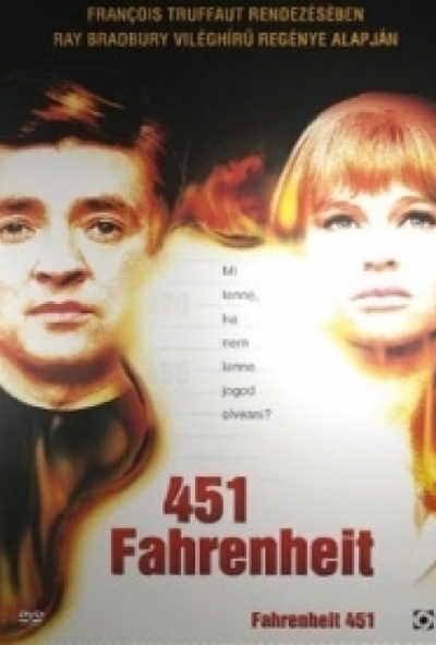 451 Fahrenheit (DVD) *Francois Truffaut filmje* *Antikvár - Kiváló állapotú*