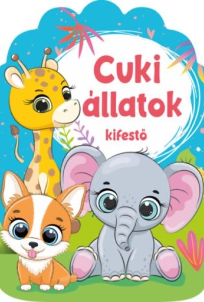 Cuki állatok - kifestő