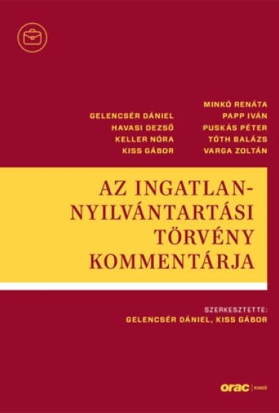 Az ingatlan-nyilvántartási törvény kommentárja