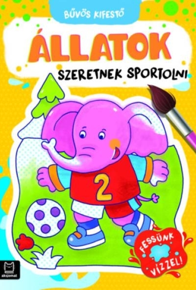 Bűvös kifestő - Állatok szeretnek sportolni