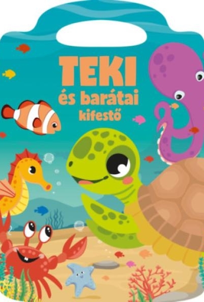 Teki és barátai kifestő