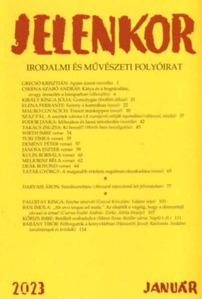 Jelenkor - Irodalmi és művészeti folyóirat - 2023. január