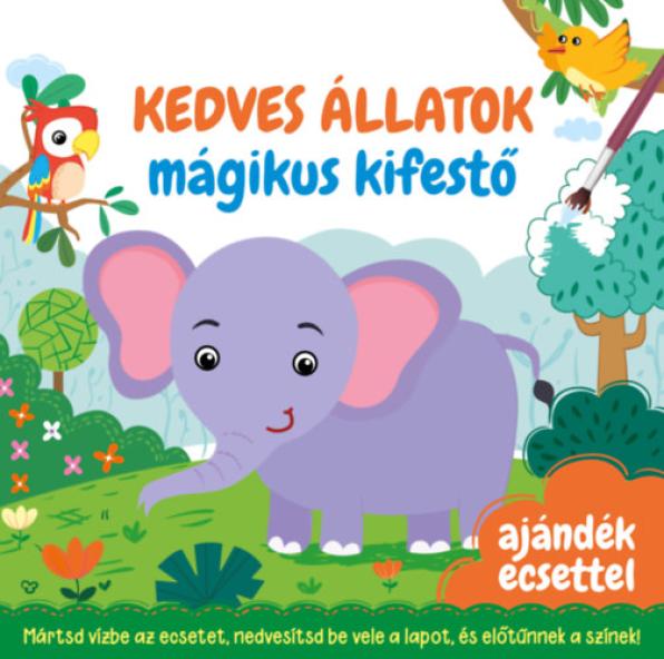 Kedves állatok - Mágikus kifestő