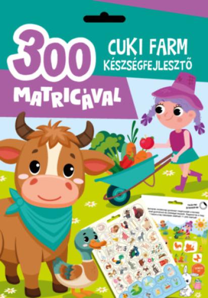 Cuki farm készségfejlesztő - 300 matricával