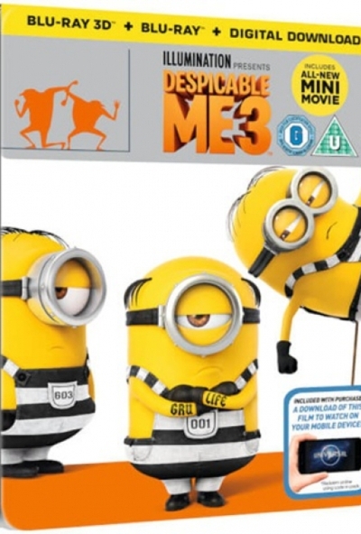 Gru 3. - Fémdobozos változat (3D Blu-ray + BD) *Antikvár - Kiváló állapotú*