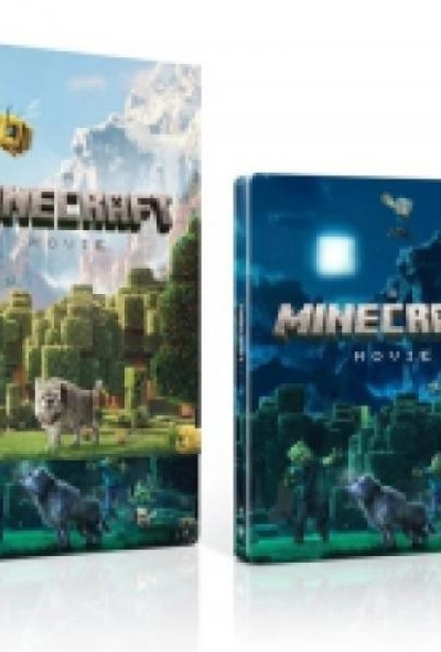 Egy Minecraft film *Steelbook - Éjszakai kiadás borítóval* (4K UHD Blu-ray + BD) *Import - Angol hangot és Angol feliratot tartalmaz*