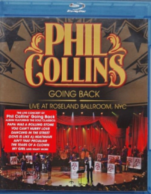 Phil Collins - Going Back - Live at Roseland Ballroom, NYC (Blu-ray) *Antikvár - Kiváló állapotú*