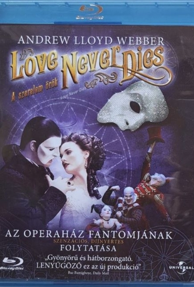 Love Never Dies - A szerelem örök (Blu-ray) *Antikvár - Kiváló állapotú*