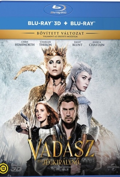 A Vadász és a Jégkirálynő (3D Blu-ray + BD) * Bővített kiadás* *Magyar kiadás - Antikvár - Kiváló állapotú*