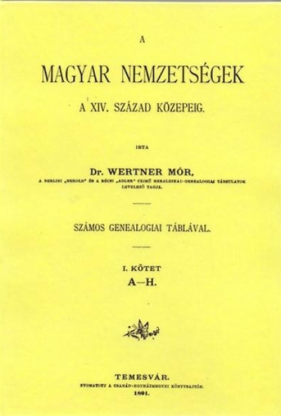 A magyar nemzetségek a XIV. század közepéig I-II.