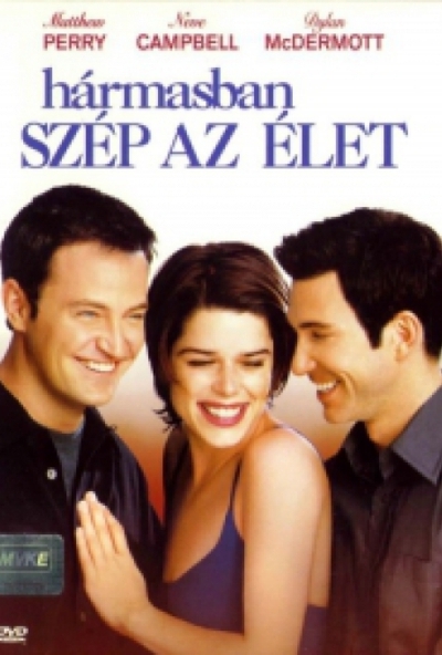 Hármasban szép az élet *Matthew Perry* (DVD) *Magyar felirattal* *Antikvár - Kiváló állapotú*