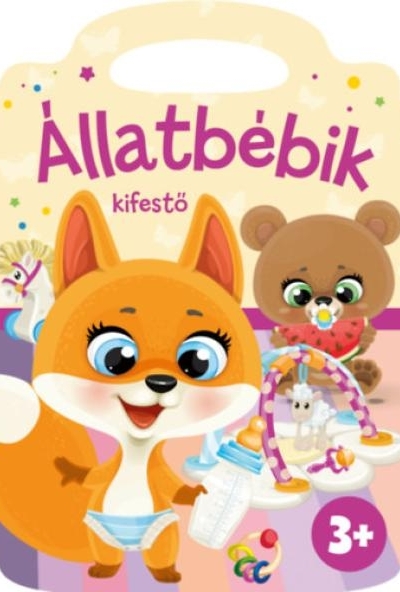 Állatbébik Kifestő