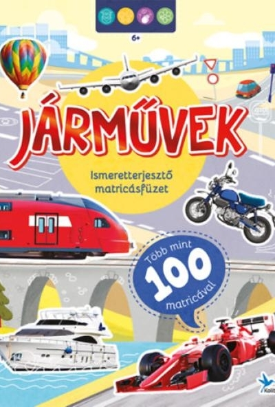 Ismeretterjesztő matricásfüzet - Járművek