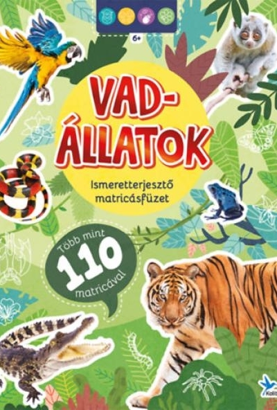 Ismeretterjesztő matricásfüzet - Vadállatok