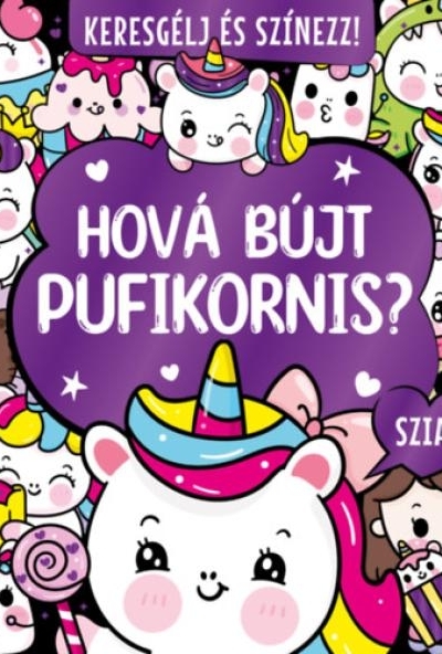 Keresgélj és színezz - Hová bújt pufikornis
