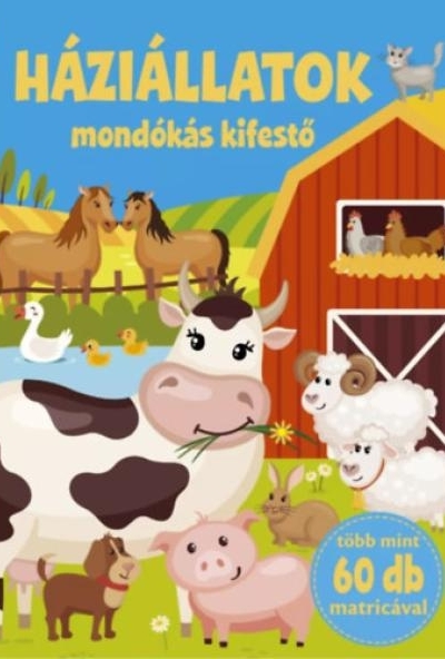 Háziállatok - Mondókás kifestő