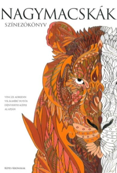 Nagymacskák színezőkönyv