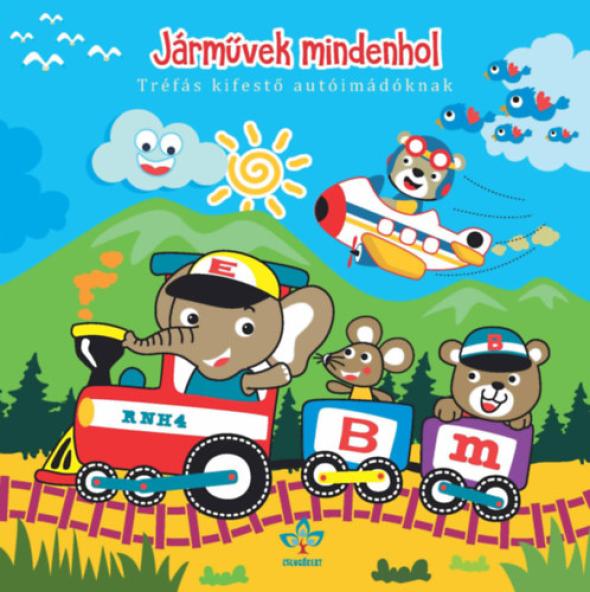 Járművek mindenhol - Tréfás kifestő autóimádóknak