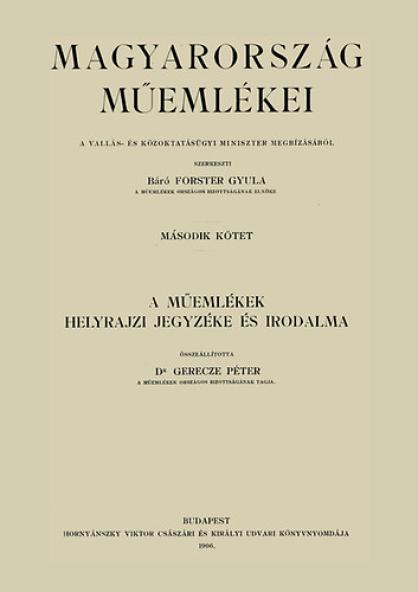 Magyarország műemlékei II.