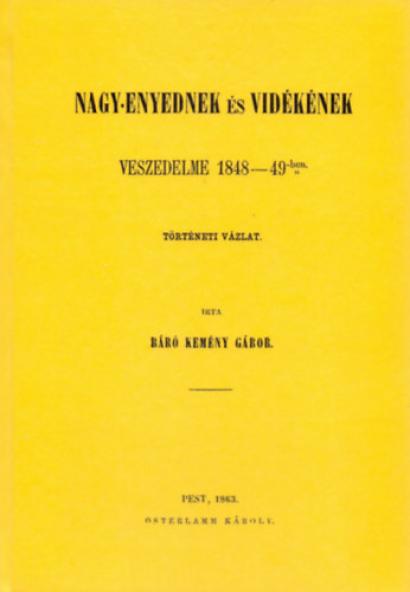 Nagy-Enyednek és vidékének veszedelme 1848-49-ben - Történeti vázlat