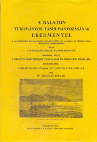 A balatonparti fürdők és üdülőhelyek leírása
