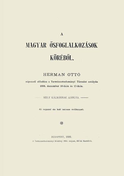 A magyar ősfoglalkozások köréből