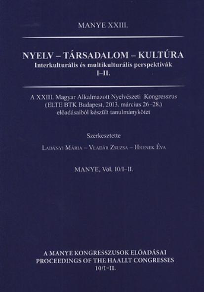 Nyelv - társadalom - kultúra