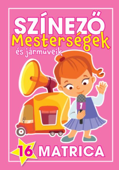 Színező - Mesterségek és járműveik - Lányok