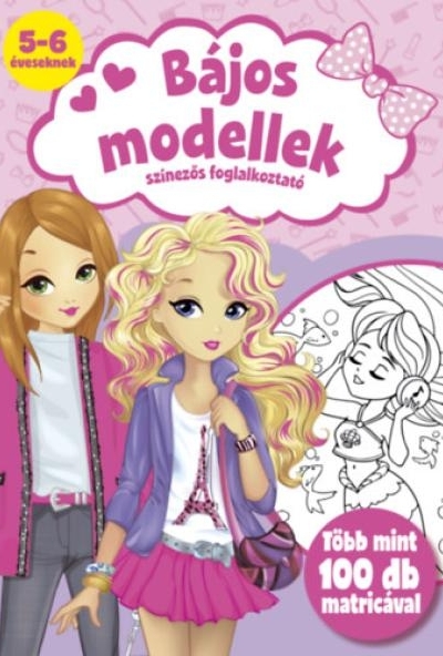Bájos modellek - Színezős foglalkoztató