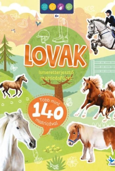 Ismeretterjesztő matricásfüzet - Lovak