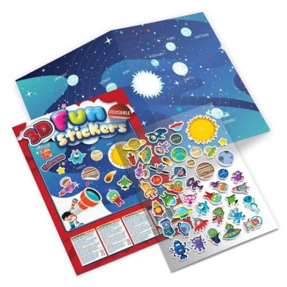 Fedezd fel az űrt 3D matricákkal