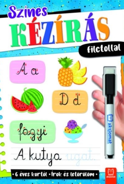 Színes kézírás filctollal - Írok és letörlöm - 6 éves kortól