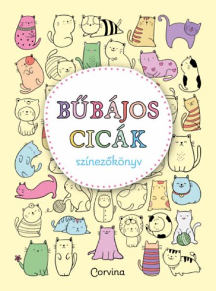 Bűbájos cicák - Színezőkönyv