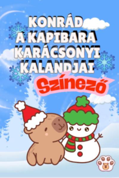 Konrád a kapibara karácsonyi kalandjai - Színező