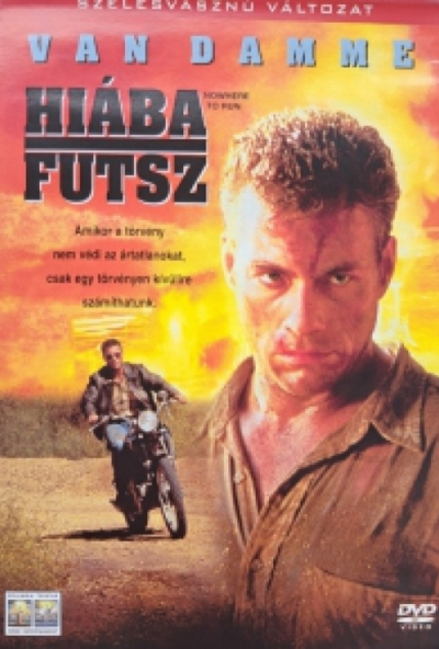 Hiába futsz *Jean-Claude Van Damme* (DVD) *Magyar kiadás* *Antikvár - Kiváló állapotú*