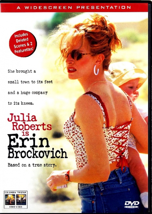 Erin Brockovich, zűrös természet (DVD) *Feliratos* *Julia Roberts - Antikvár - Kiváló állapotú*