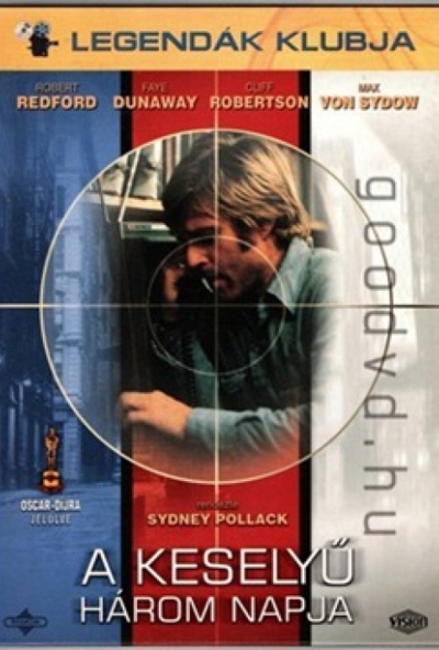 A keselyű három napja *Legendák Klubja*  *Szinkronizált - Sydney Pollack - Robert Redford* (DVD) *Antikvár - Kiváló állapotú*