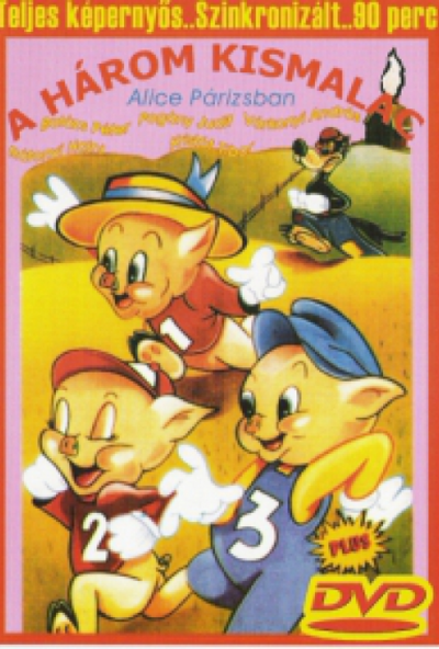 A három kismalac (DVD)  *5 rajzfilm*  *Antikvár - Kiváló állapotú*