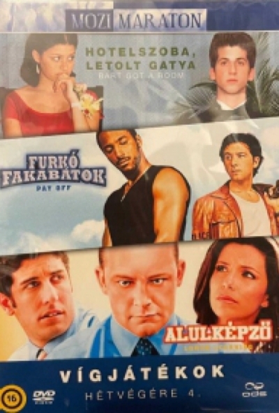 Vígjátékok hétvégére 4.  *Mozimaraton* (Hotelszoba, letolt gatya / Furkó fakabátok / Alulképző) (3 DVD) *Szinkronizált - Antikvár - Kiváló állapotú*