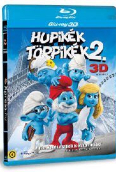 Hupikék törpikék 2. (3D Blu-ray) *Magyar kiadás - Antikvár - Kiváló állapotú*