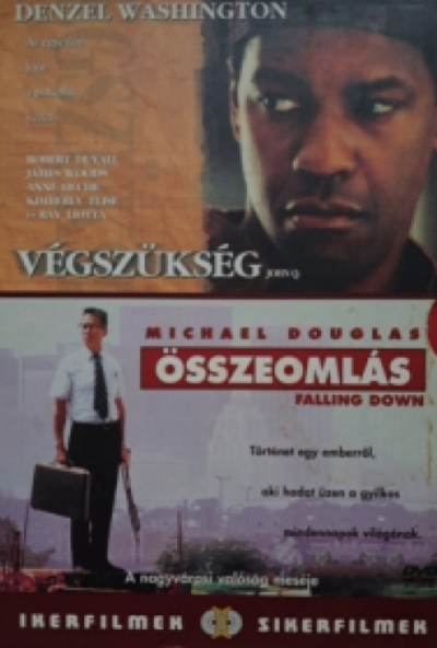 Végszükség / Összeomlás (2 DVD) *Denzel Washington - Michael Duglas - Antikvár - Kiváló állapotú*